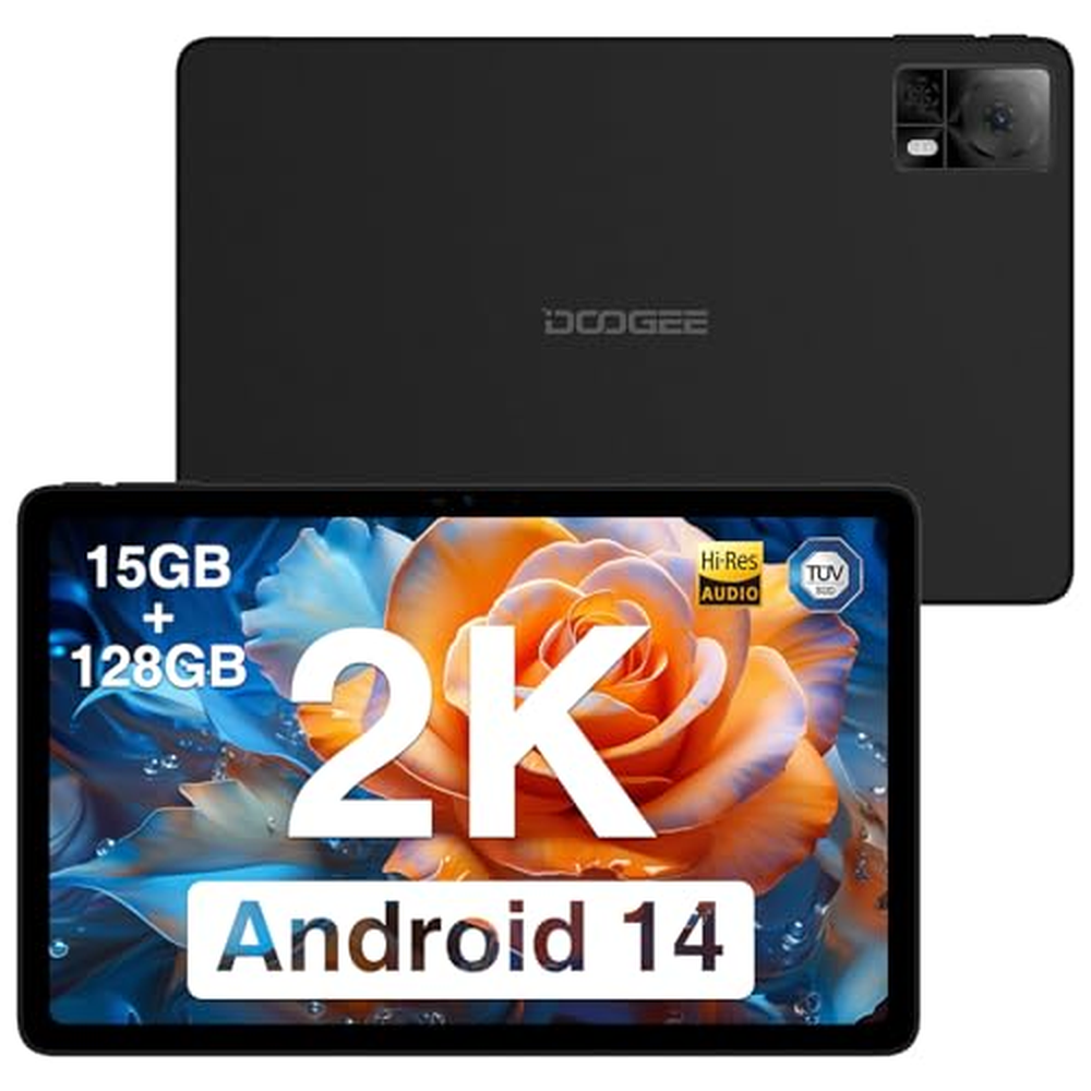 DOOGEE T20S Android Tablet 10.4 Zoll,Android 14 Tablety PC,15GB(8+7) RAM+128GB ROM(1TB TF), T616 Octa-core 2.0GHz, 4G LTE/5GWifi